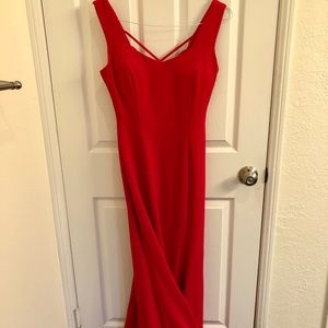Red maxi dress (Wedding/event Dress)